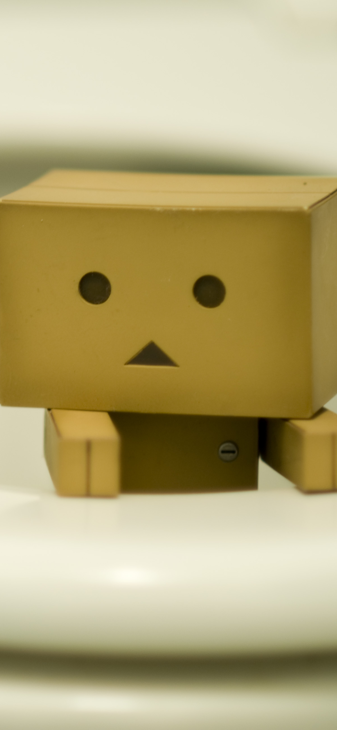 Danbo Holding On so he Doesn't Get Flushed Away