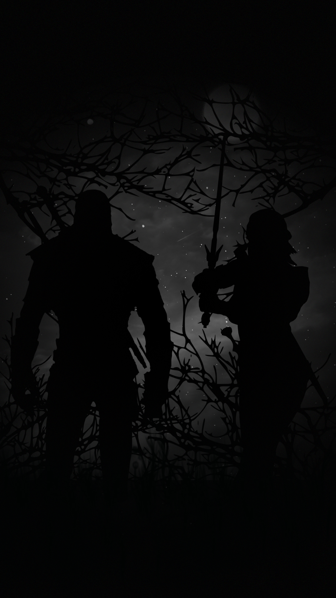 Geralt & Ciri Night Hunt by Starfade