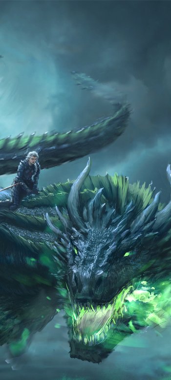 fantasy dragon Phone Wallpaper