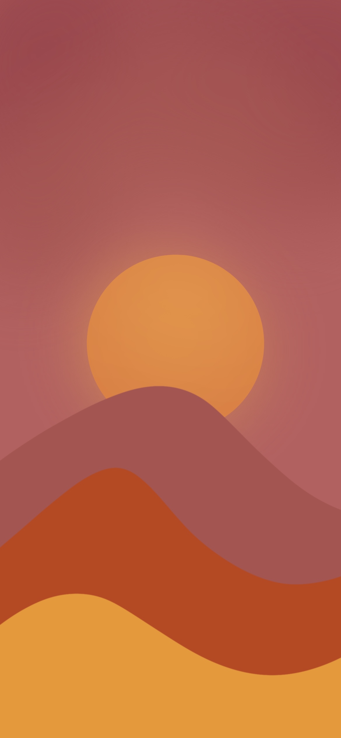 Minimalist Sunset Hills by TNT10128