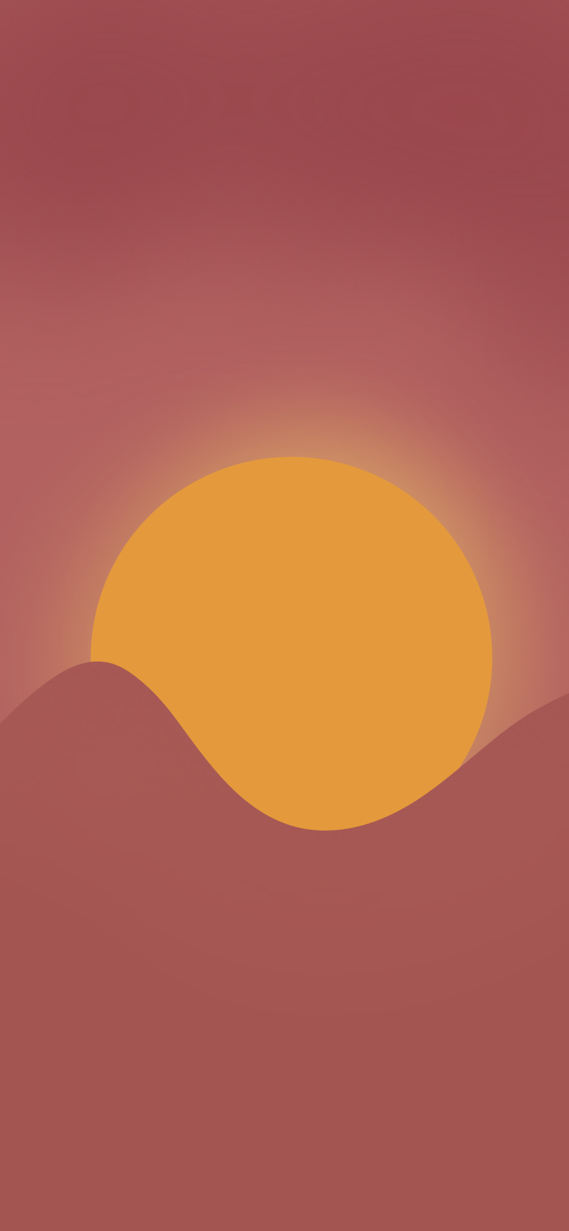 Minimalist Sunset Hill by TNT10128
