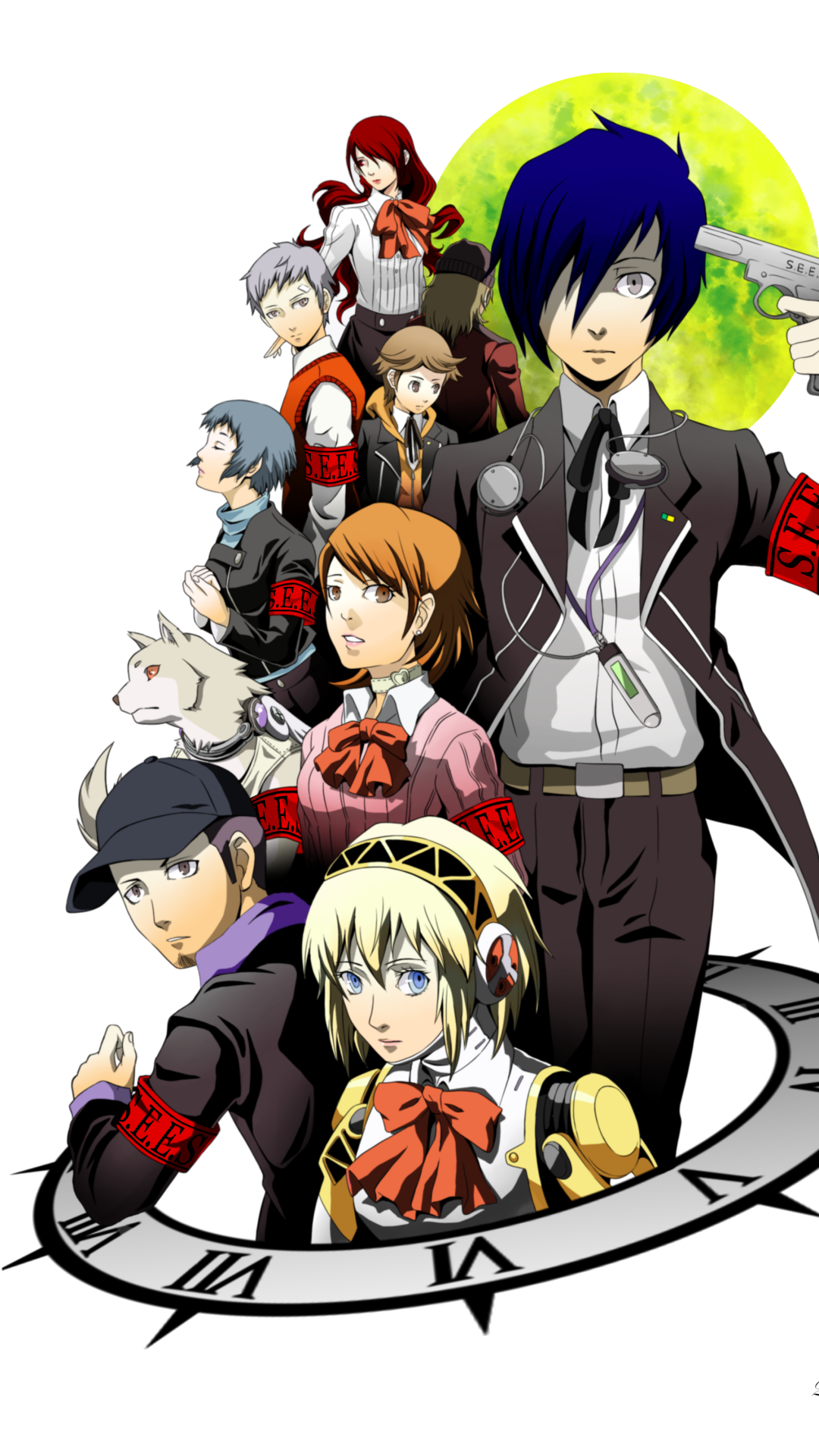 Persona 3 Phone Wallpaper by Kiyo 木又