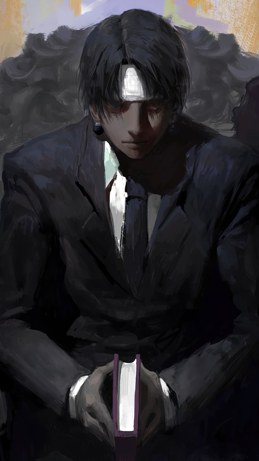 Download Chrollo Lucilfer Anime Hunter X Hunter Aura Farming Phone Wallpaper