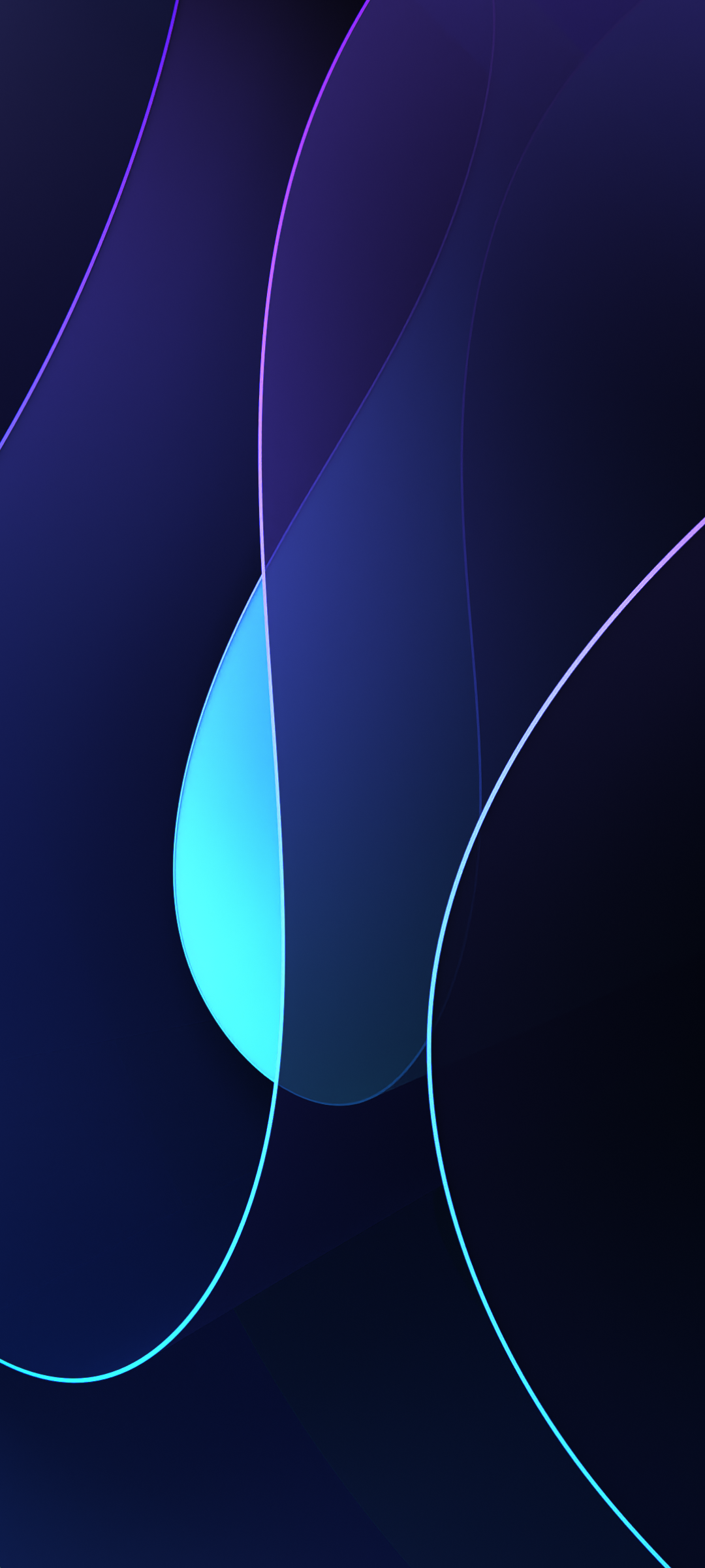 Dark Colorful Neon Mobile Wallpaper Blue by dpcdpc11