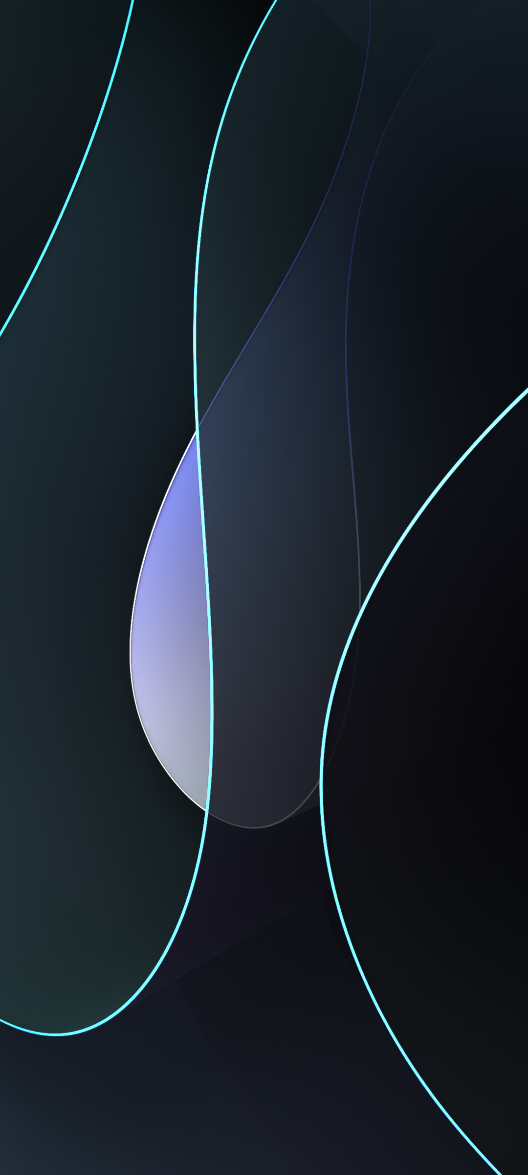 Dark Colorful Neon Mobile Wallpaper Turquoise by dpcdpc11