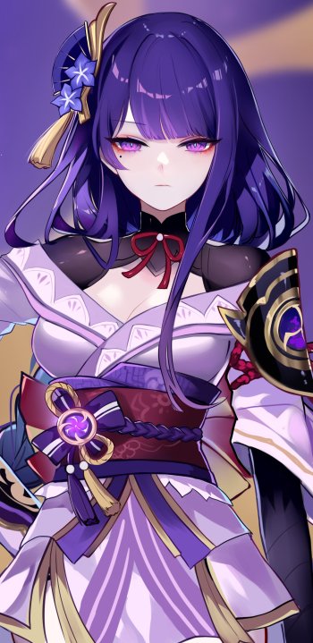 Baal Raiden Shogun (Genshin Impact) video game Genshin Impact Phone Wallpaper