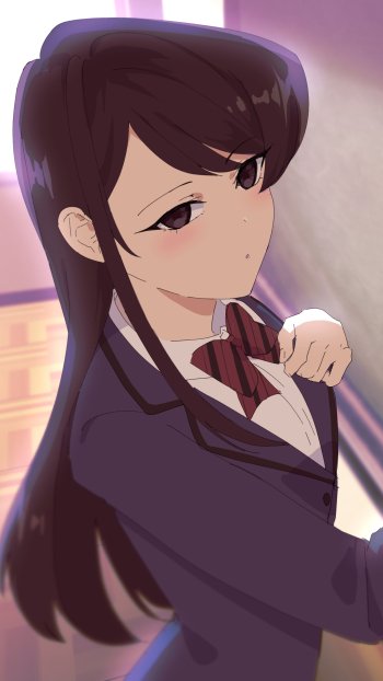 Komi Shouko Anime Komi Can't Communicate Phone Wallpaper