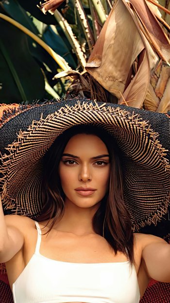 American model Celebrity Kendall Jenner Phone Wallpaper