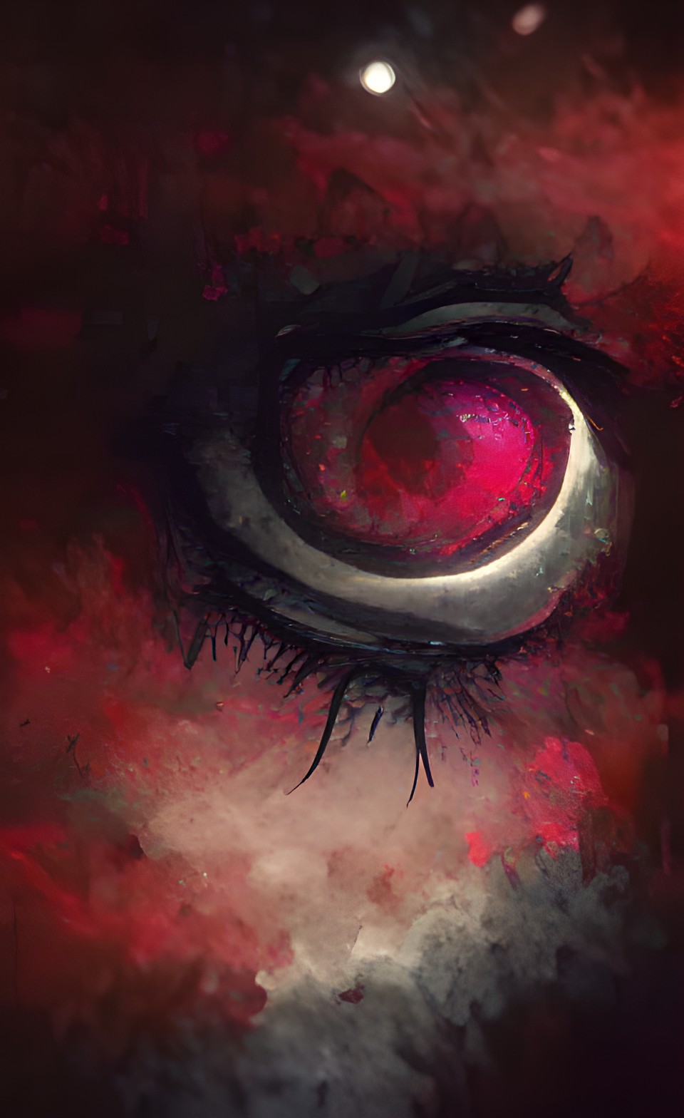 eye in the red sky