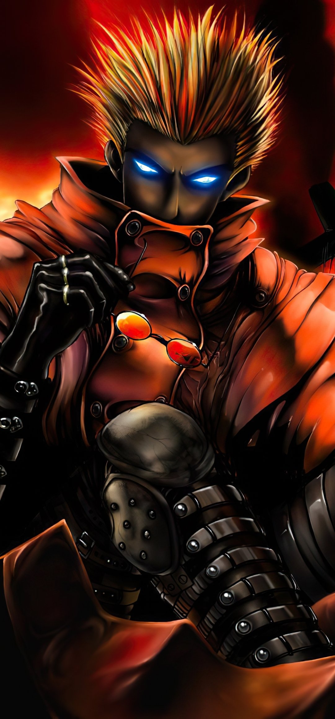 Download Vash The Stampede Anime Trigun Phone Wallpaper