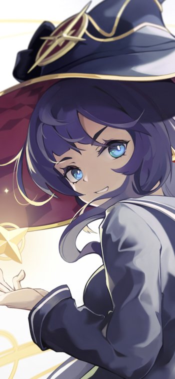 Mona (Genshin Impact) video game Genshin Impact Phone Wallpaper