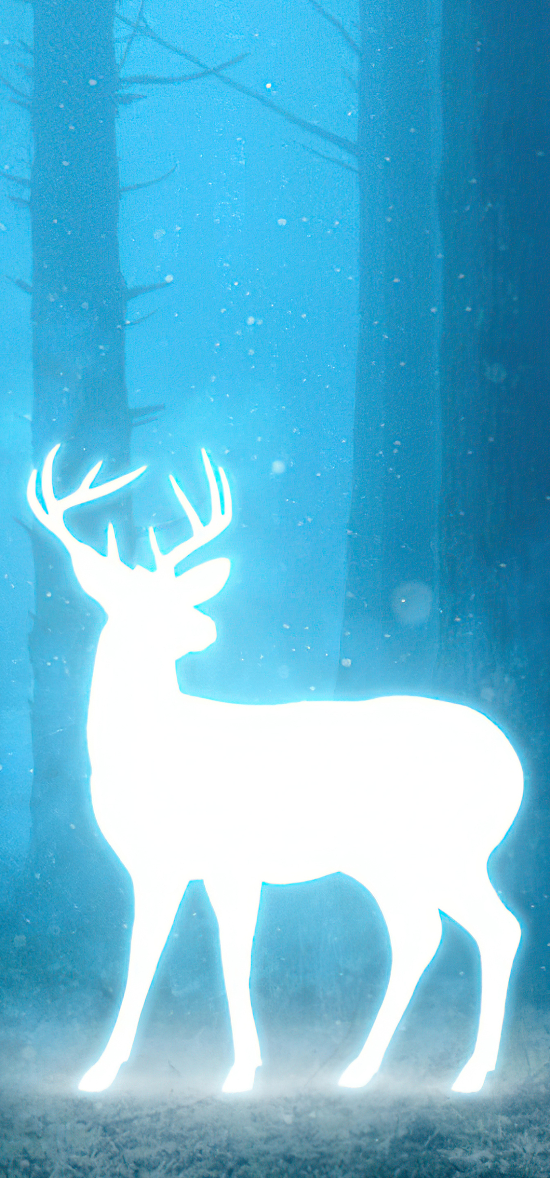 Fantasy Deer Phone Wallpaper by arijitworks