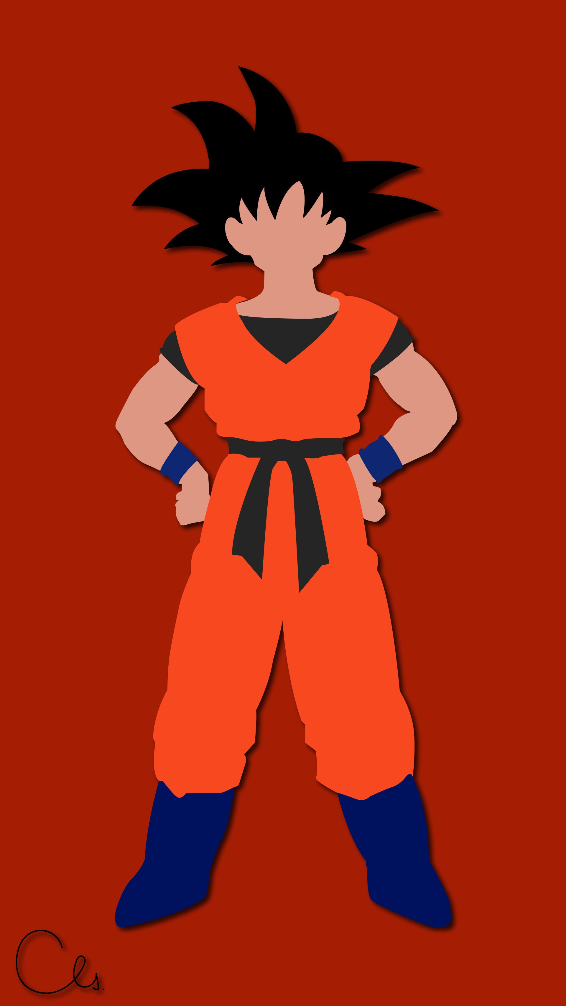 SonGoku Phone Wallpaper by Santi0399