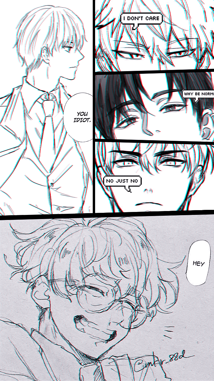 Anime boy collage wall by mochi_mochi_senpai