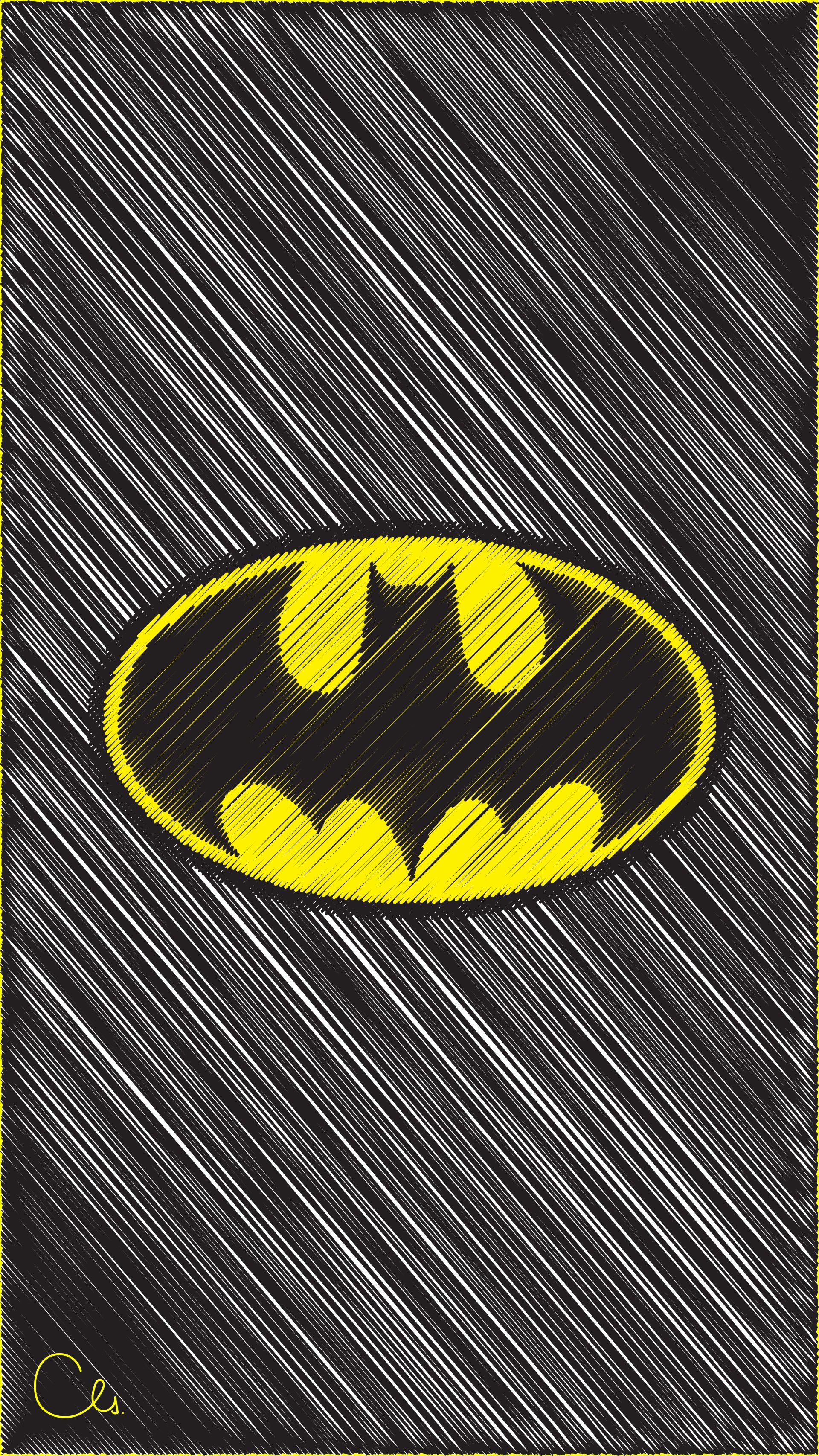 Download Comic Batman Phone Wallpaper by Santi0399