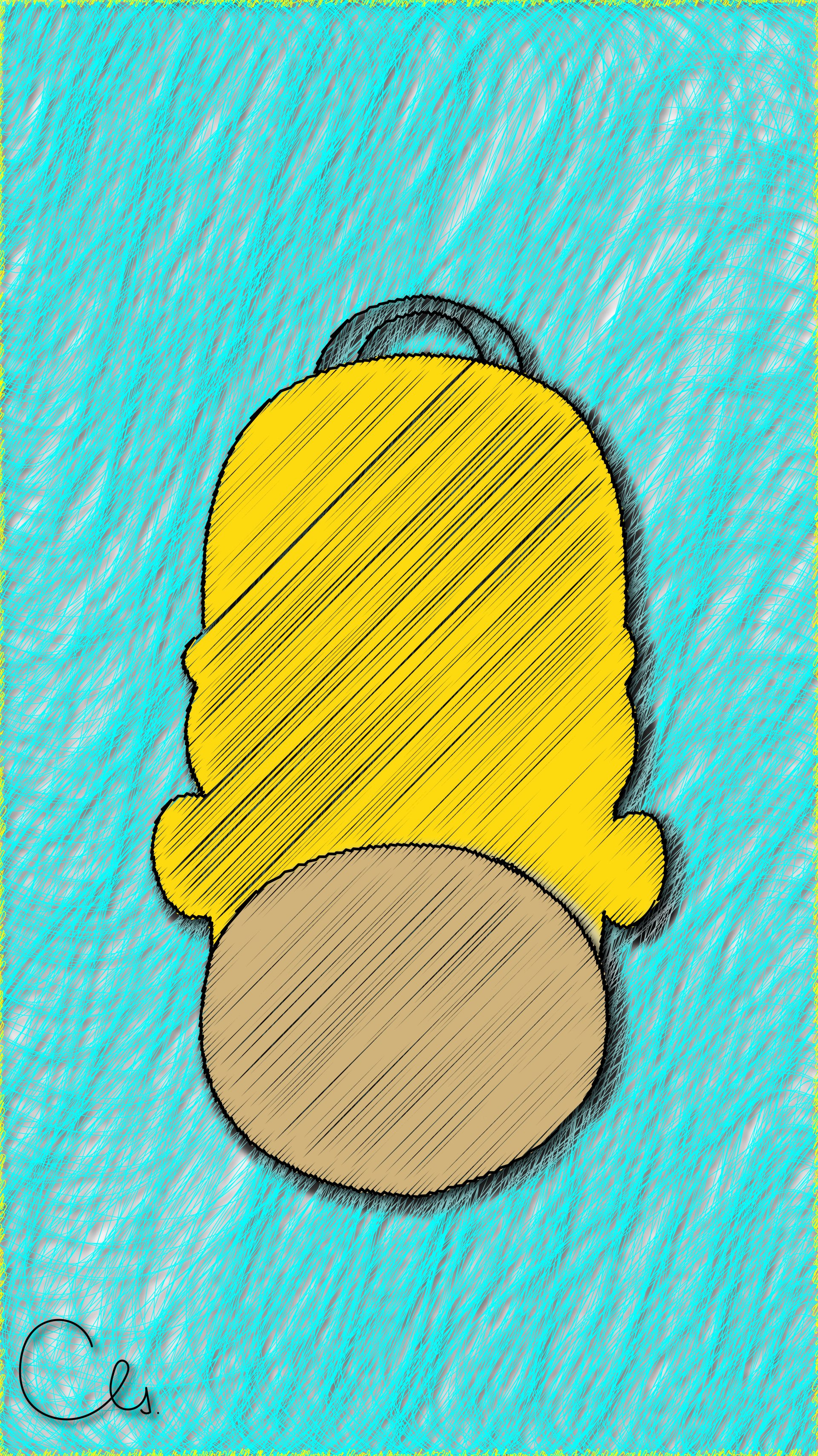 Homer Phone Wallpaper by Santi0399