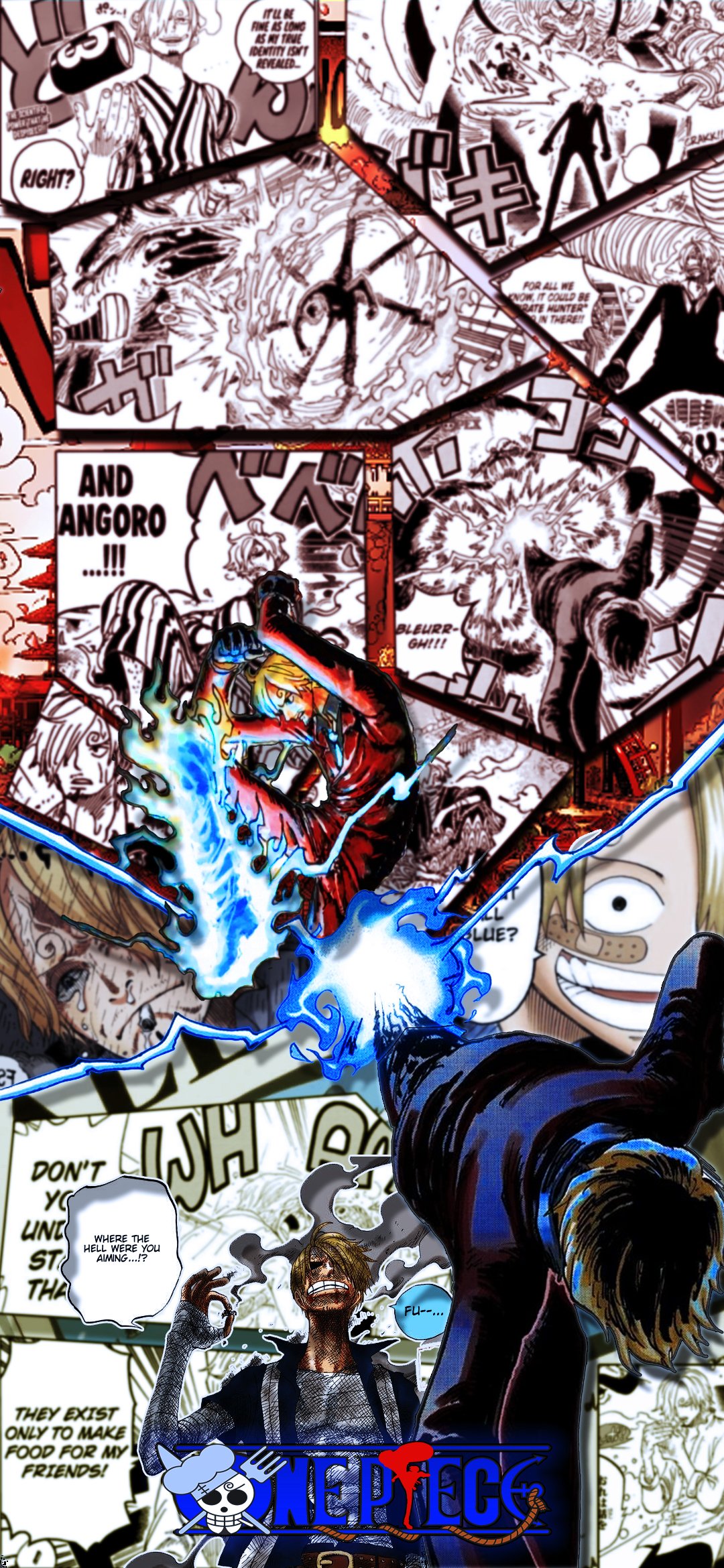 Download Sanji (One Piece) Anime One Piece Phone Wallpaper by JabamiSora