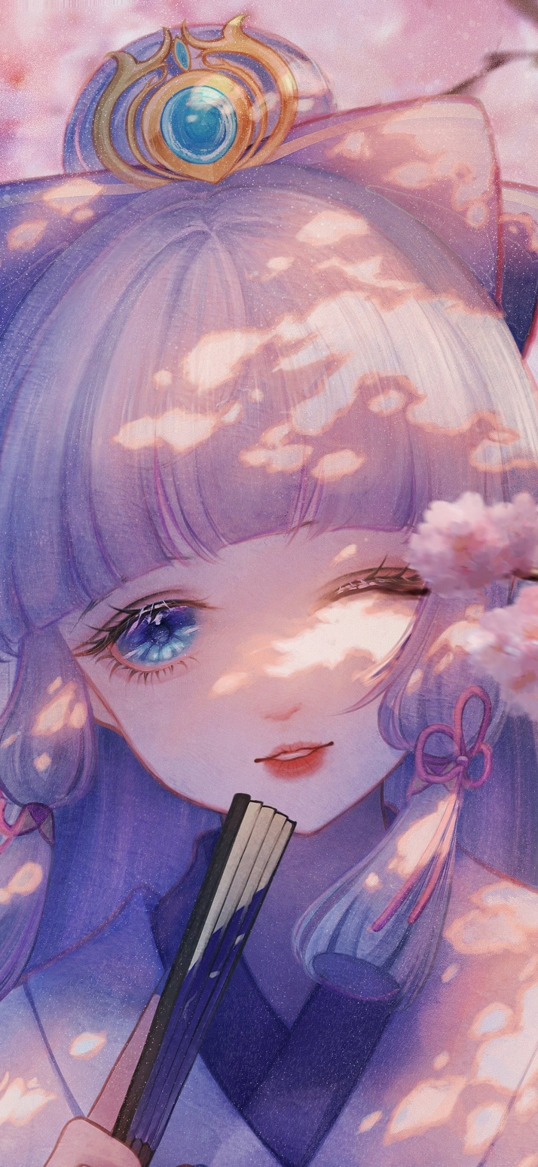 Download Kamisato Ayaka (Genshin Impact) Video Game Genshin Impact Phone Wallpaper