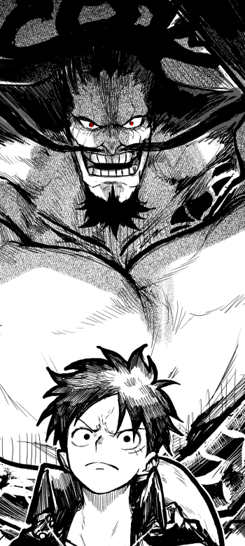 Monkey D. Luffy Kaido (One Piece) Anime One Piece Phone Wallpaper