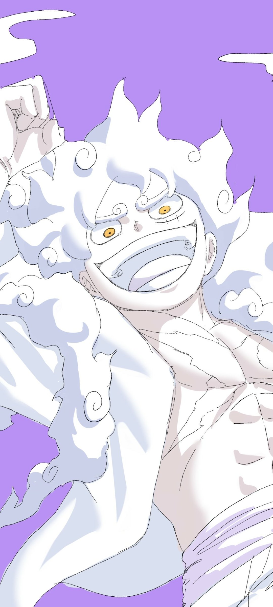 Download Gear 5 (One Piece) Monkey D. Luffy Anime One Piece Phone Wallpaper