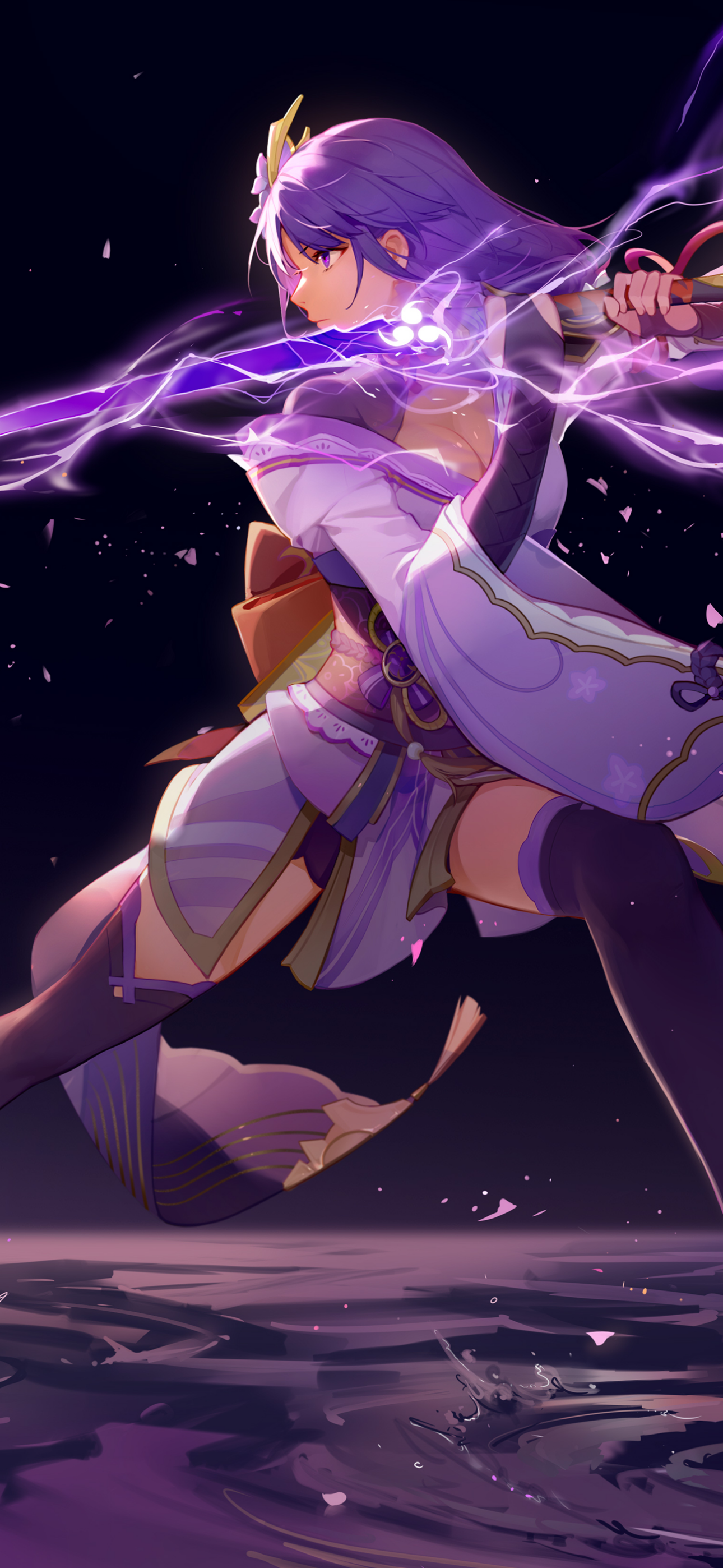 Download Baal Raiden Shogun (Genshin Impact) Video Game Genshin Impact Phone Wallpaper