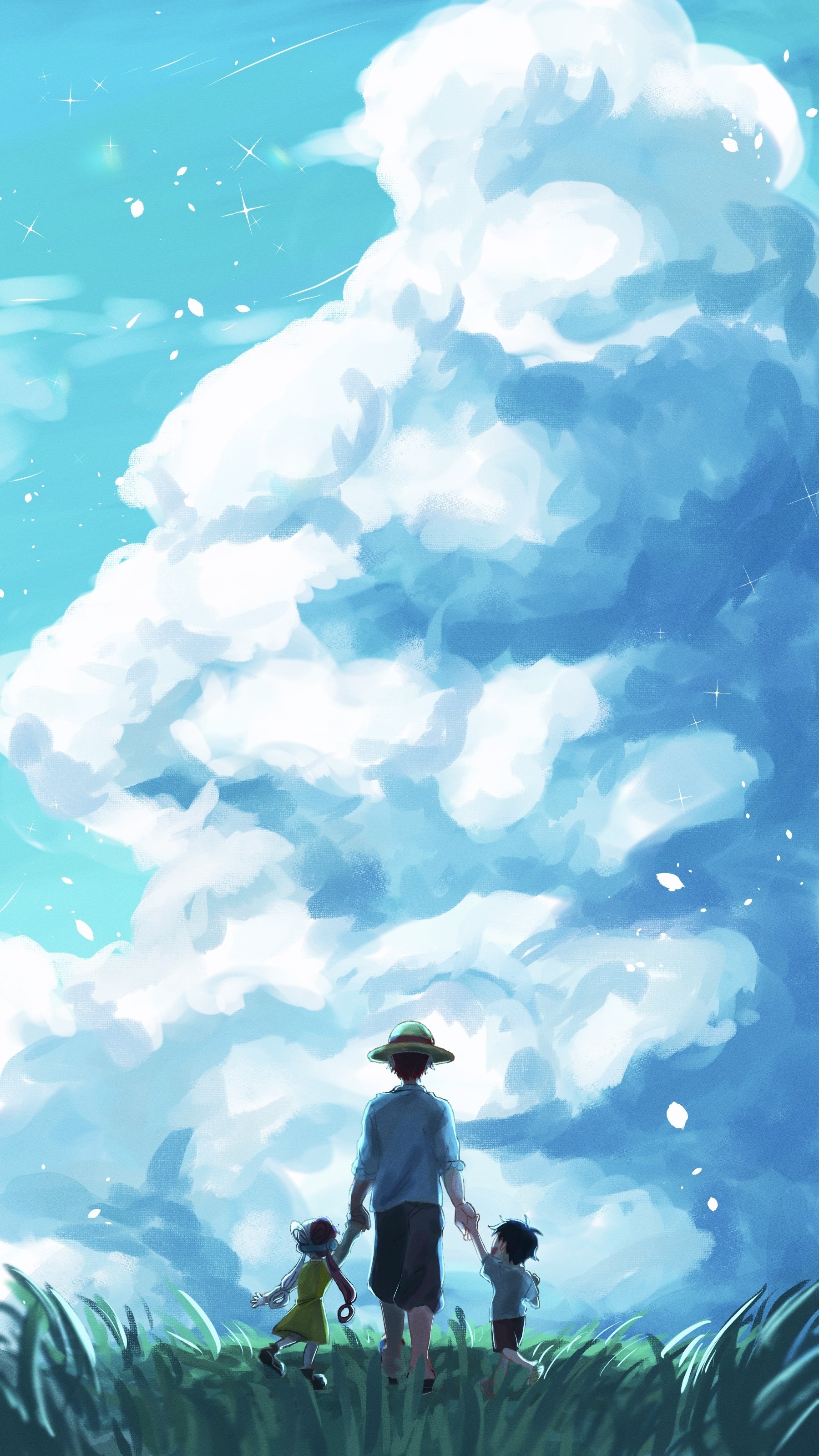 Download Monkey D. Luffy Shanks (One Piece) Uta (One Piece) Anime One Piece Phone Wallpaper