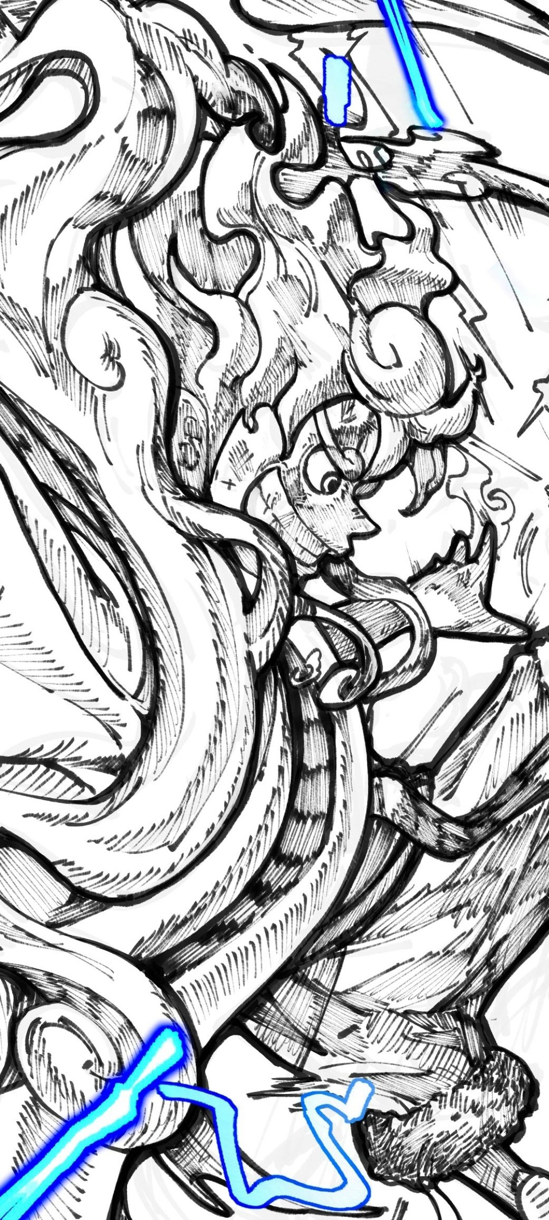 Download Gear 5 (One Piece) Monkey D. Luffy Anime One Piece Phone Wallpaper