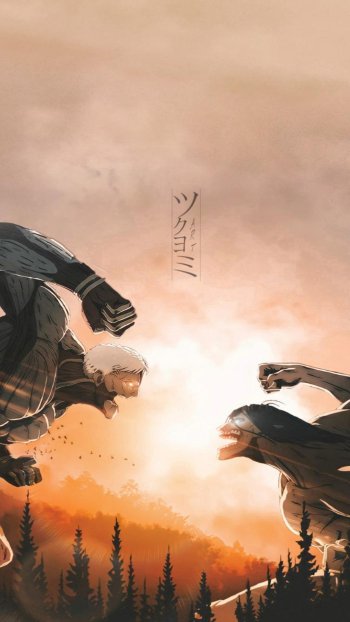 Anime Attack on Titan Phone Wallpaper