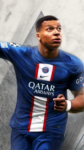 Kylian Mbappé video game FIFA 23 Phone Wallpaper