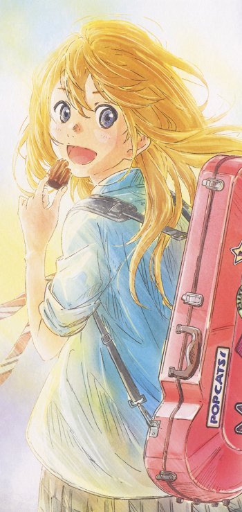 Kaori Miyazono Anime Your Lie in April Phone Wallpaper