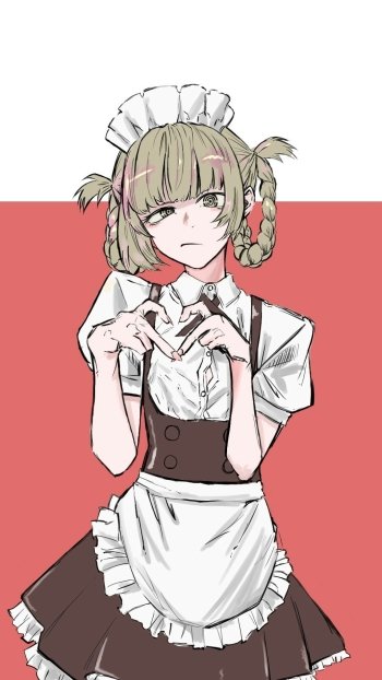 maid Nazuna Nanakusa Anime Call of the Night Phone Wallpaper
