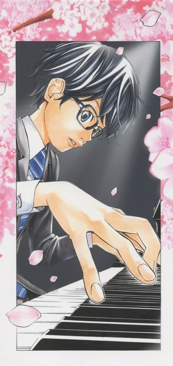 Kousei Arima Anime Your Lie in April Phone Wallpaper