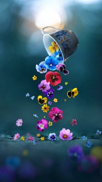 man made flower Phone Wallpaper