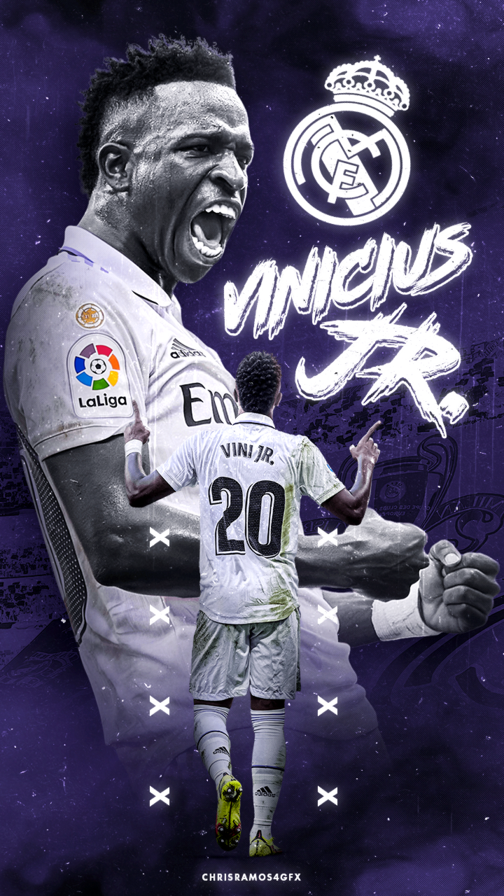 Download Real Madrid C.F. Vinícius Júnior Sports Phone Wallpaper - Mobile  Abyss