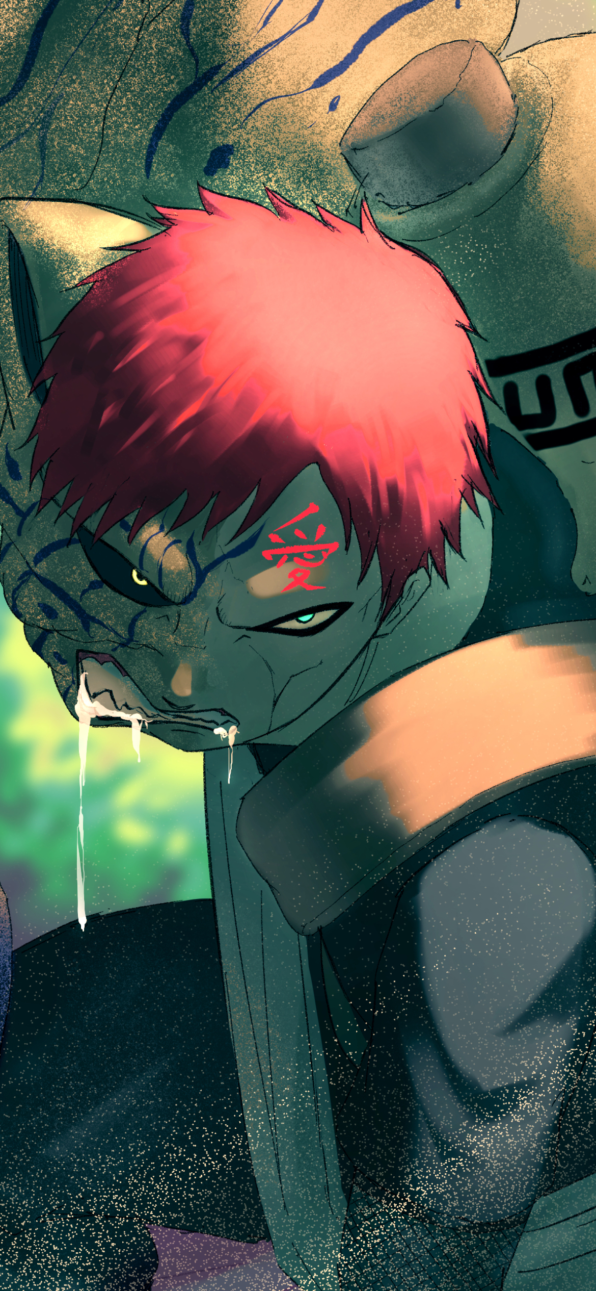 Little Gaara, naruto, sunagakure, anime, HD phone wallpaper