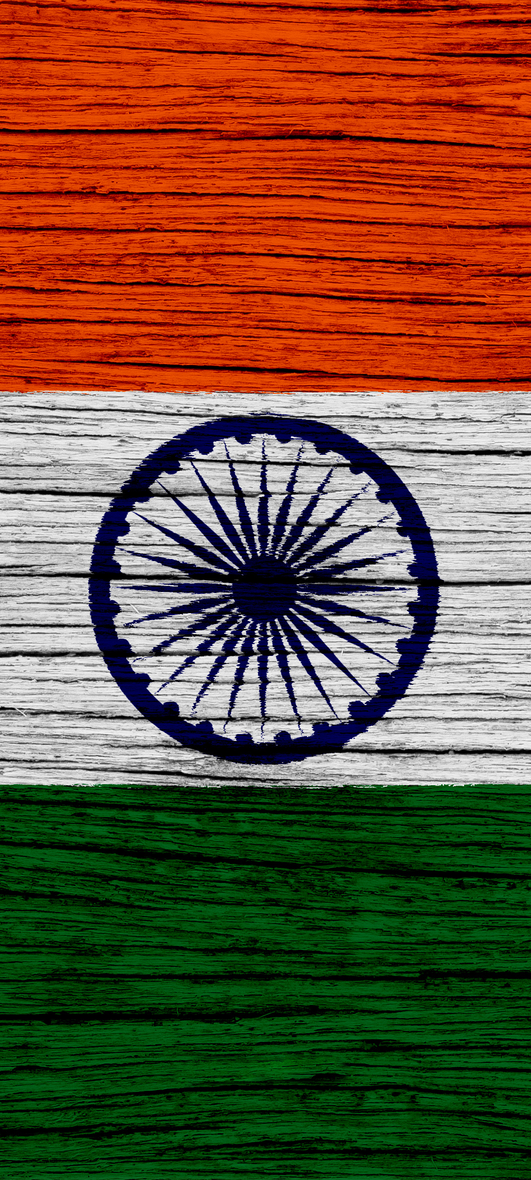 Flag of India Phone Wallpaper