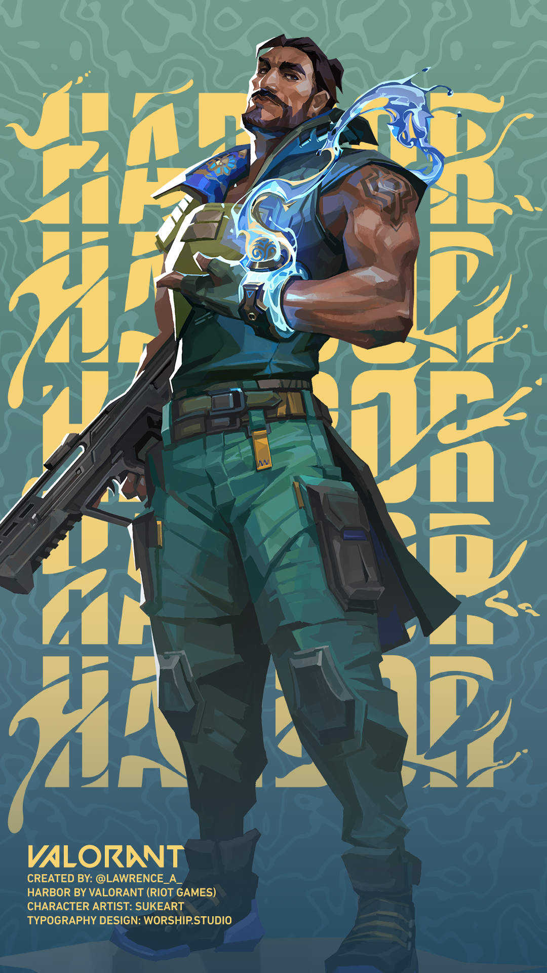 Harbor Valorant Phone Wallpaper by Lawrence_A_