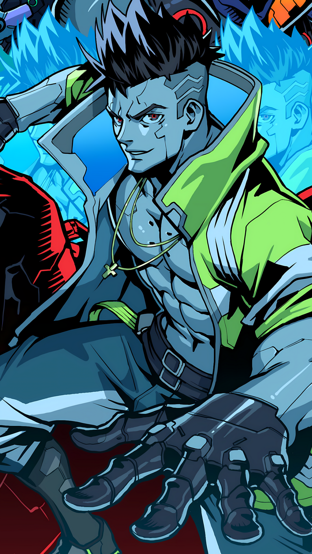 Download David (Cyberpunk: Edgerunners) Anime Cyberpunk: Edgerunners Phone Wallpaper