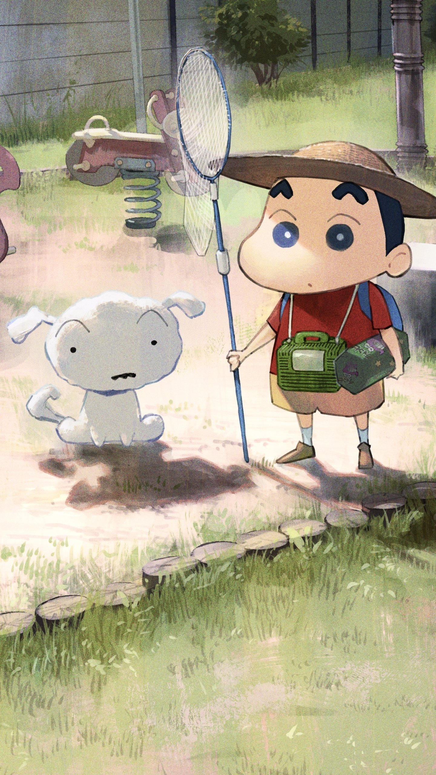 Download Anime Crayon Shin-chan Phone Wallpaper