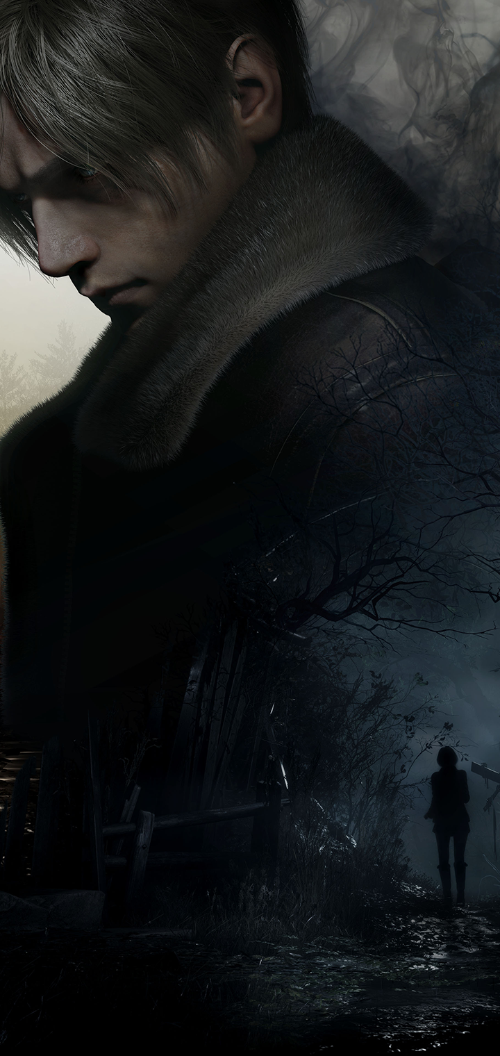 Download Leon S. Kennedy Video Game Resident Evil 4 (2023) Phone Wallpaper