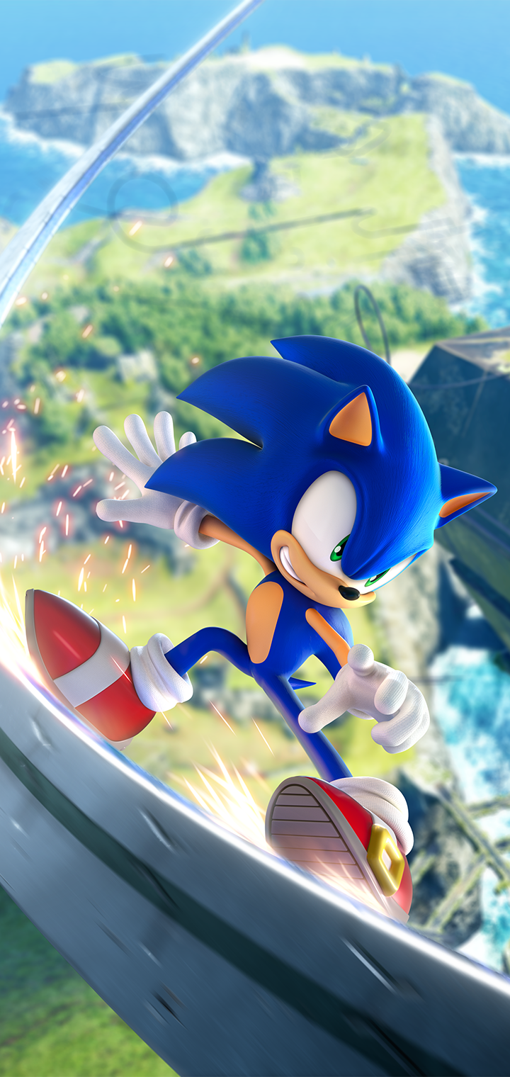 Download Sonic The Hedgehog Video Game Sonic Frontiers Phone Wallpaper