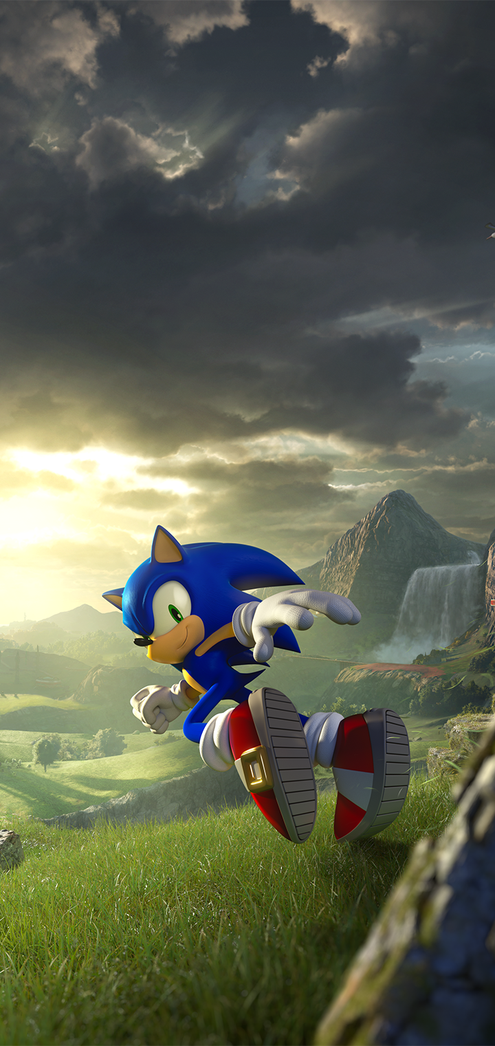 Download Sonic The Hedgehog Video Game Sonic Frontiers Phone Wallpaper