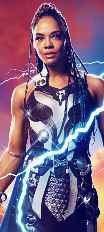 Valkyrie (Marvel Comics) Tessa Thompson movie Thor: Love and Thunder Phone Wallpaper