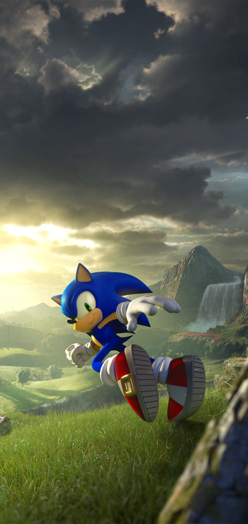Sonic the Hedgehog video game Sonic Frontiers Phone Wallpaper