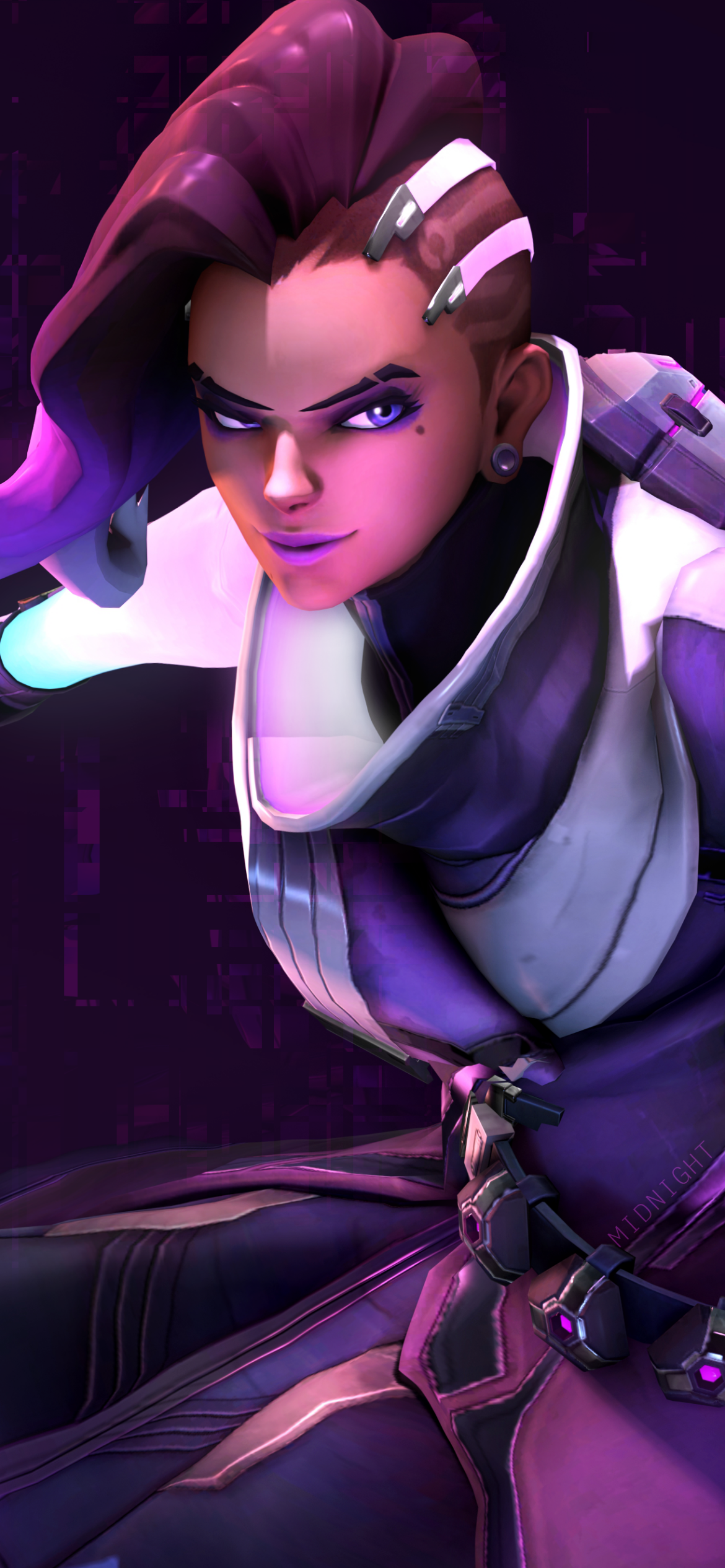 Sombra - Overwatch by Its-Midnight-Reaper