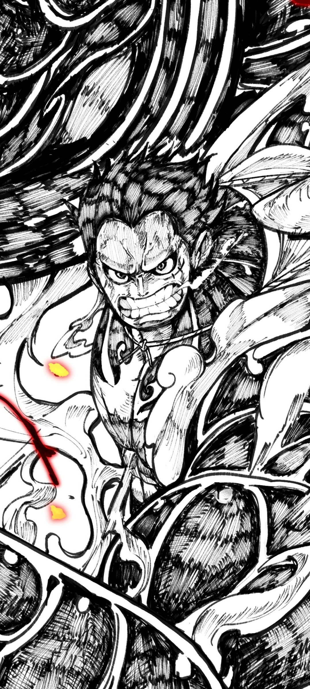 Monkey D. Luffy in Gear Fourth by さとし【SATOSHI】