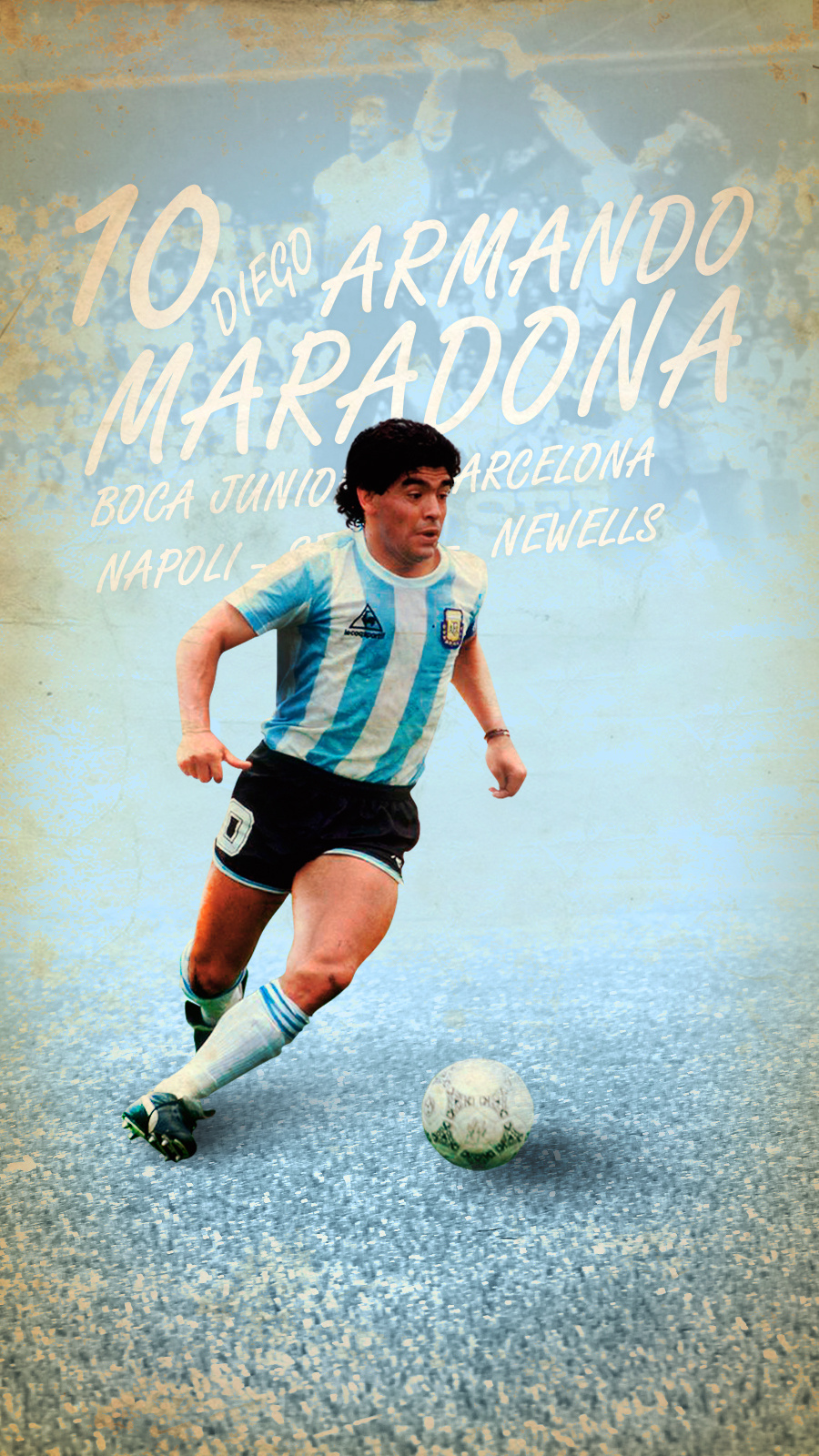 Diego Armando Maradona Phone Wallpaper