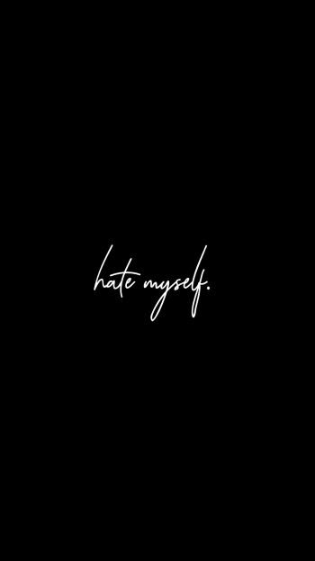  NF hate myself logo