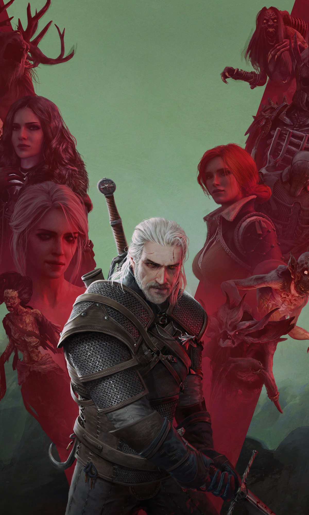 The Witcher 3: Wild Hunt Phone Wallpaper