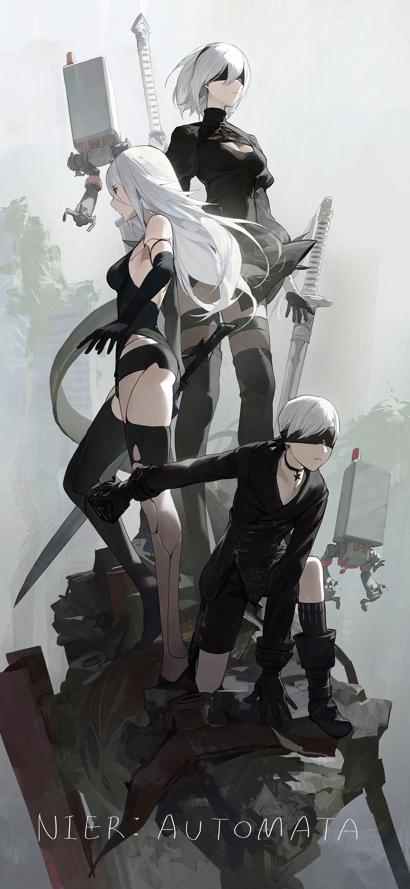 Nier Characters by モ誰